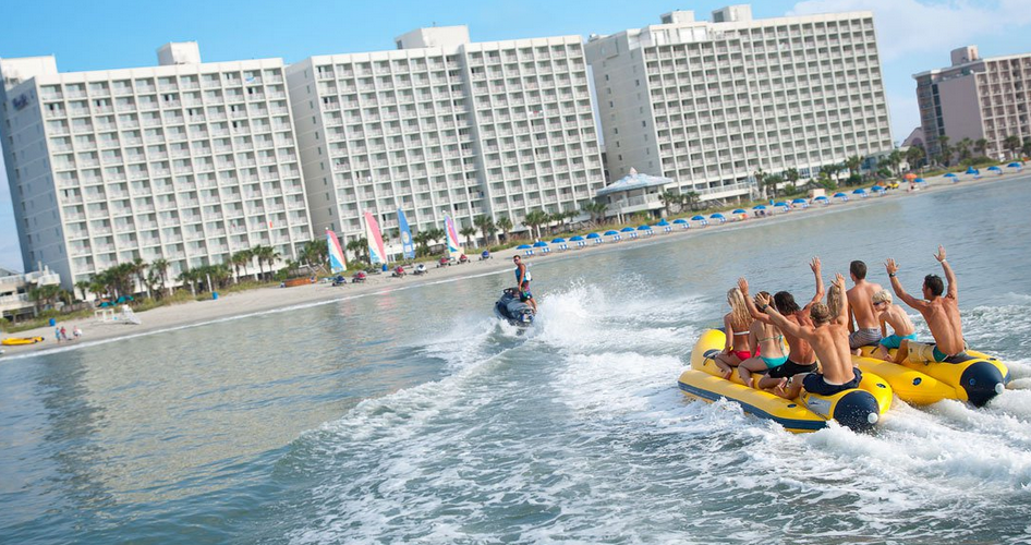 Crown Reef Beach Resort & Waterpark is a great place to stay in south Myrtle Beach.