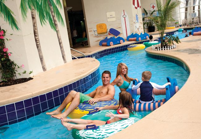Dunes Village Resort has the largest indoor waterpark in the area!