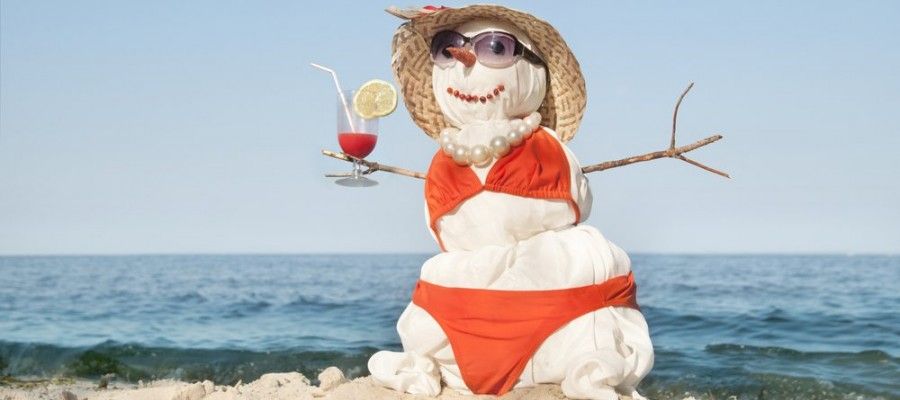 January is a great time to visit the beach!