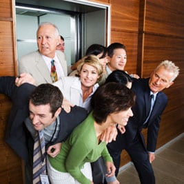 Step Out to Accommodate the People Exiting