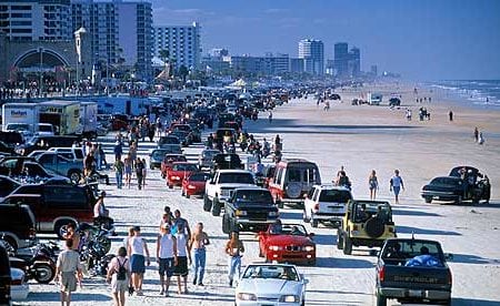 Cars on the Beaches in Daytona