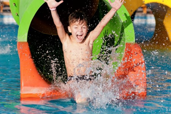 Kids will love the numerous swimming